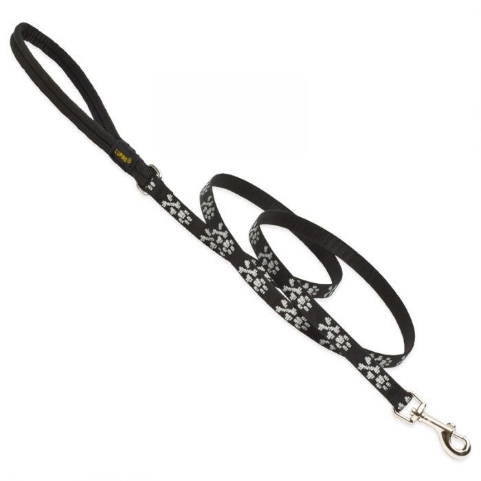 Dog Leash Lupine Pet Lifetime 6 Foot Lead 3/4" or 1" Puppy Original Designs - Hooves and Paws