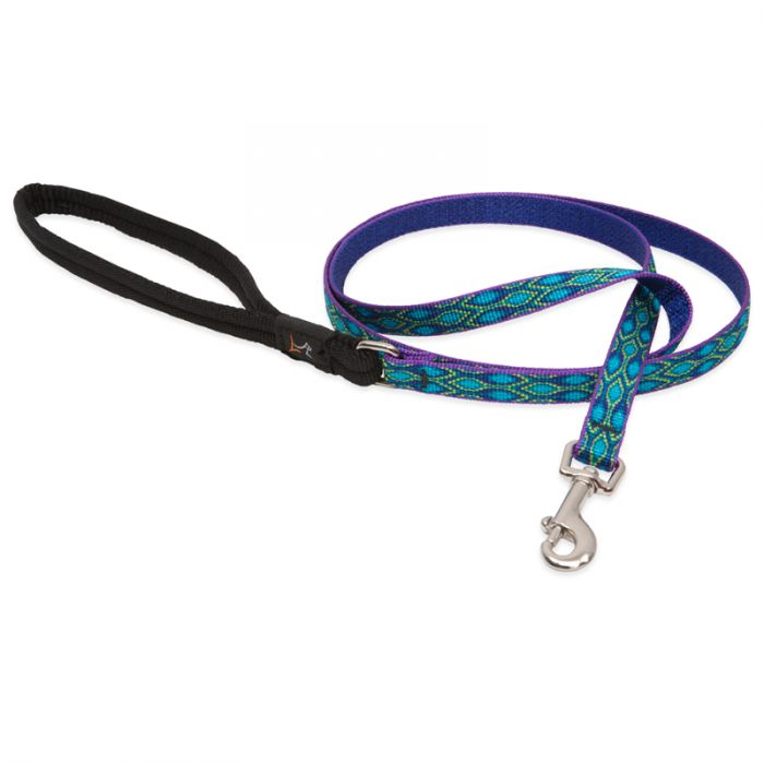 Dog Leash Lupine Pet Lifetime 6 Foot Lead 3/4" or 1" Puppy Original Designs - Hooves and Paws