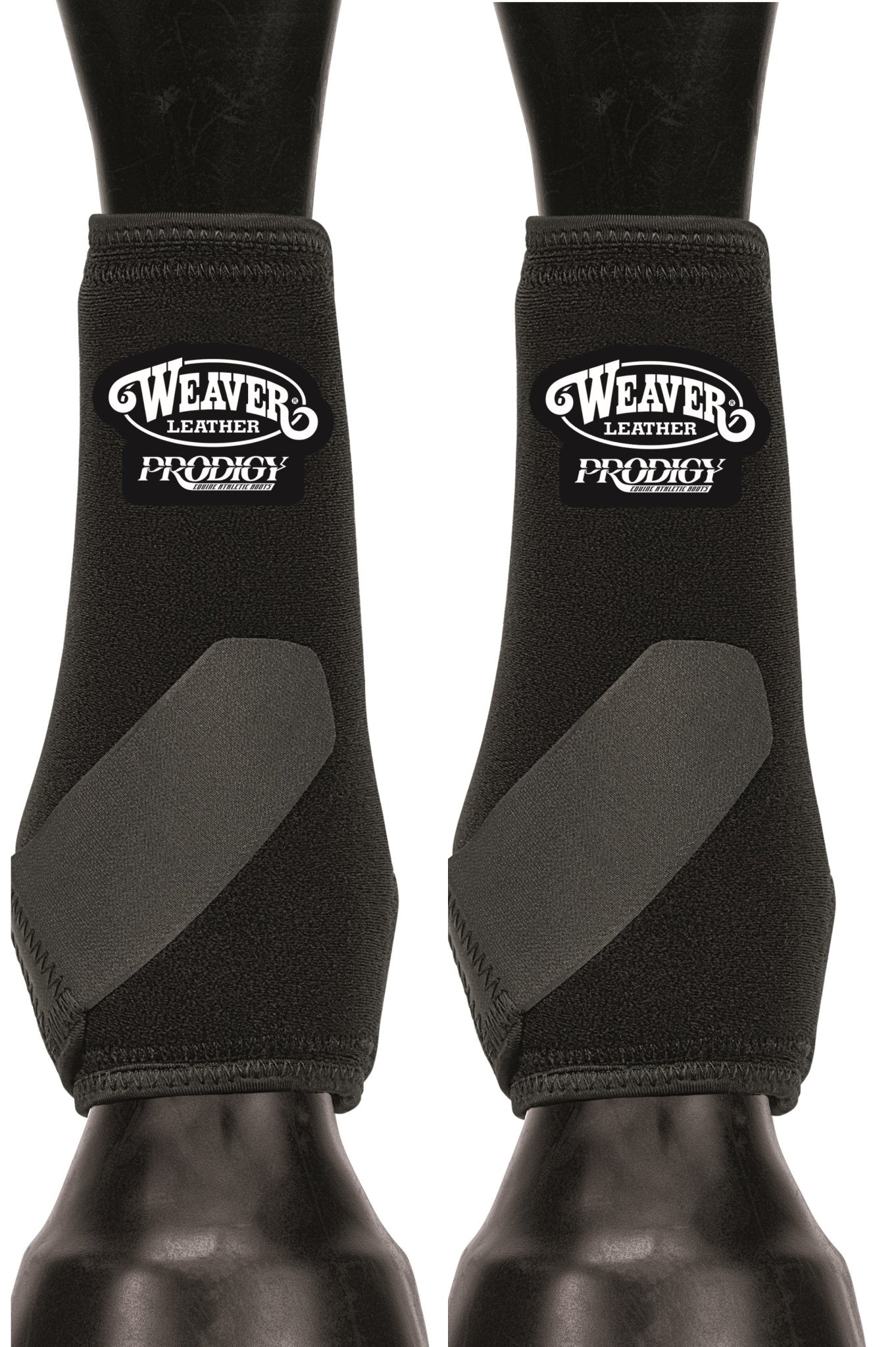 Weaver Leather Horse Equine Original Prodigy Performance Athletic SMB Boots Front 2 Pack - Hooves and Paws