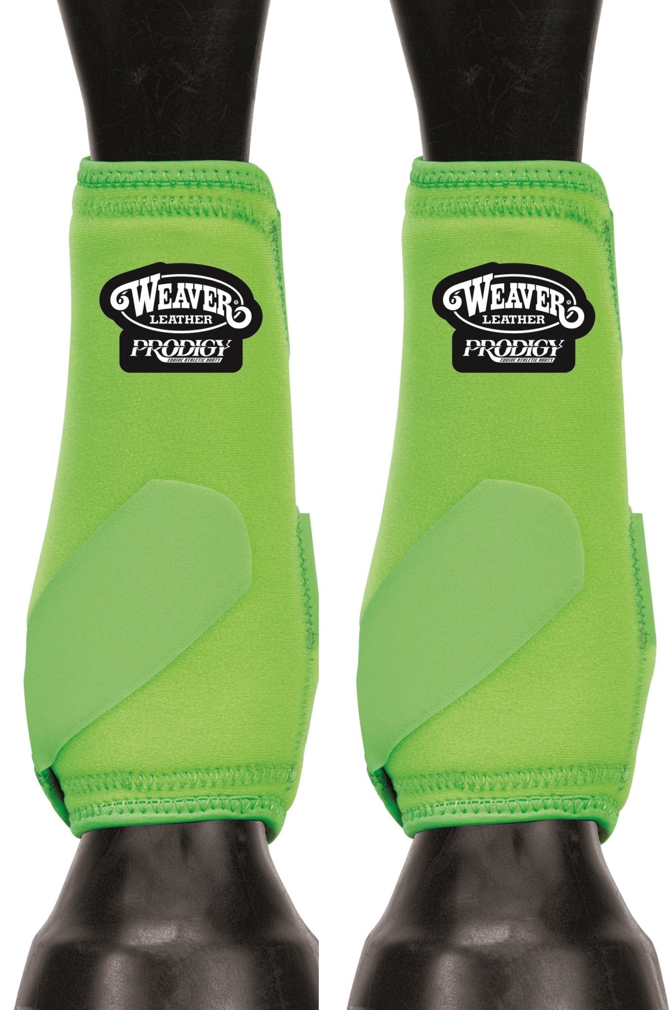 Weaver Leather Horse Equine Original Prodigy Performance Athletic SMB Boots Front 2 Pack - Hooves and Paws