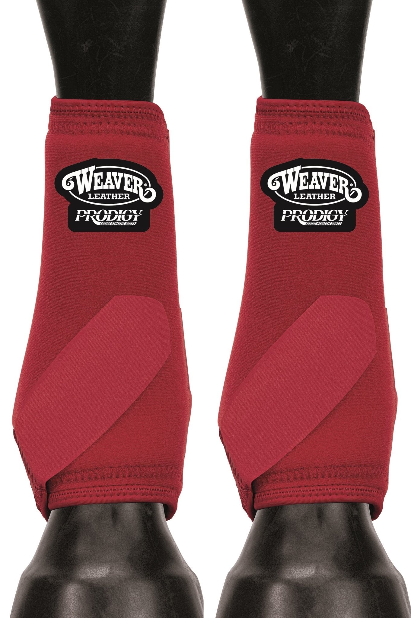 Weaver Leather Horse Equine Original Prodigy Performance Athletic SMB Boots Front 2 Pack - Hooves and Paws