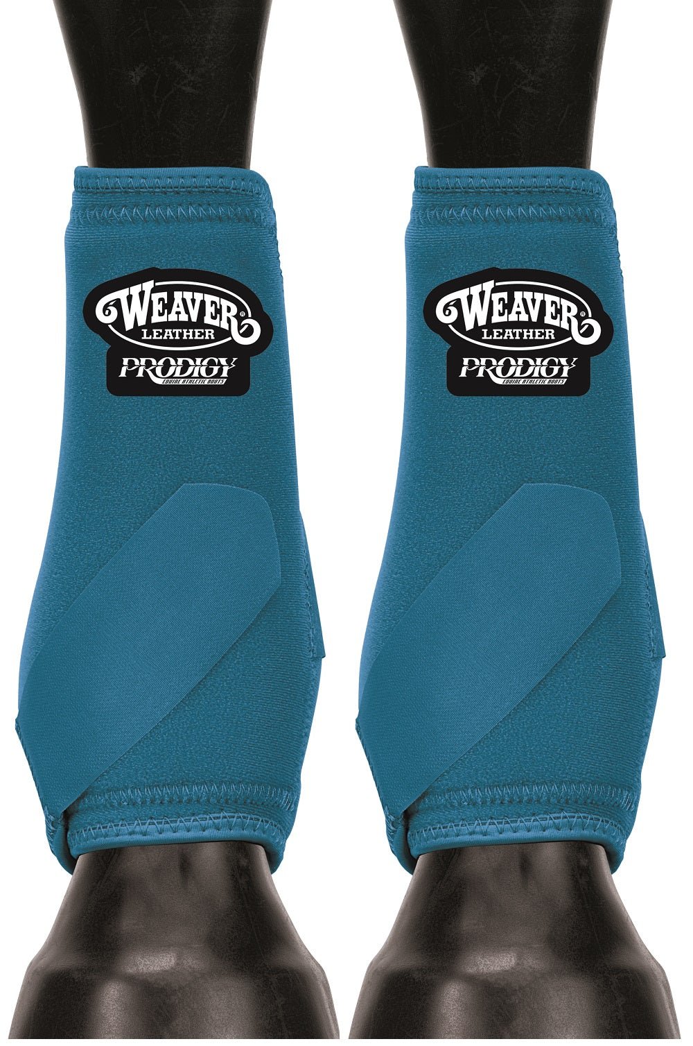 Weaver Leather Horse Equine Original Prodigy Performance Athletic SMB Boots Front 2 Pack - Hooves and Paws
