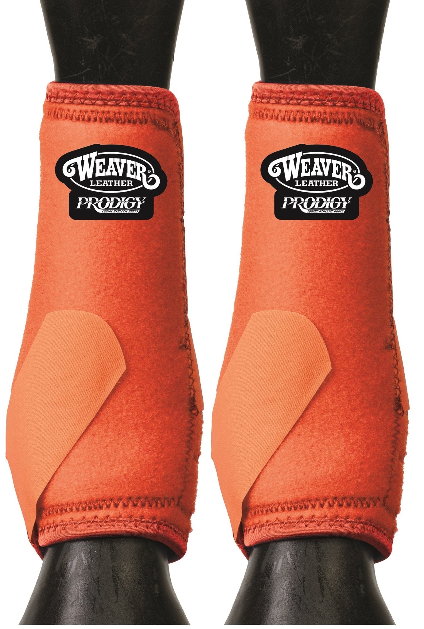 Weaver Leather Horse Equine Original Prodigy Performance Athletic SMB Boots Front 2 Pack - Hooves and Paws