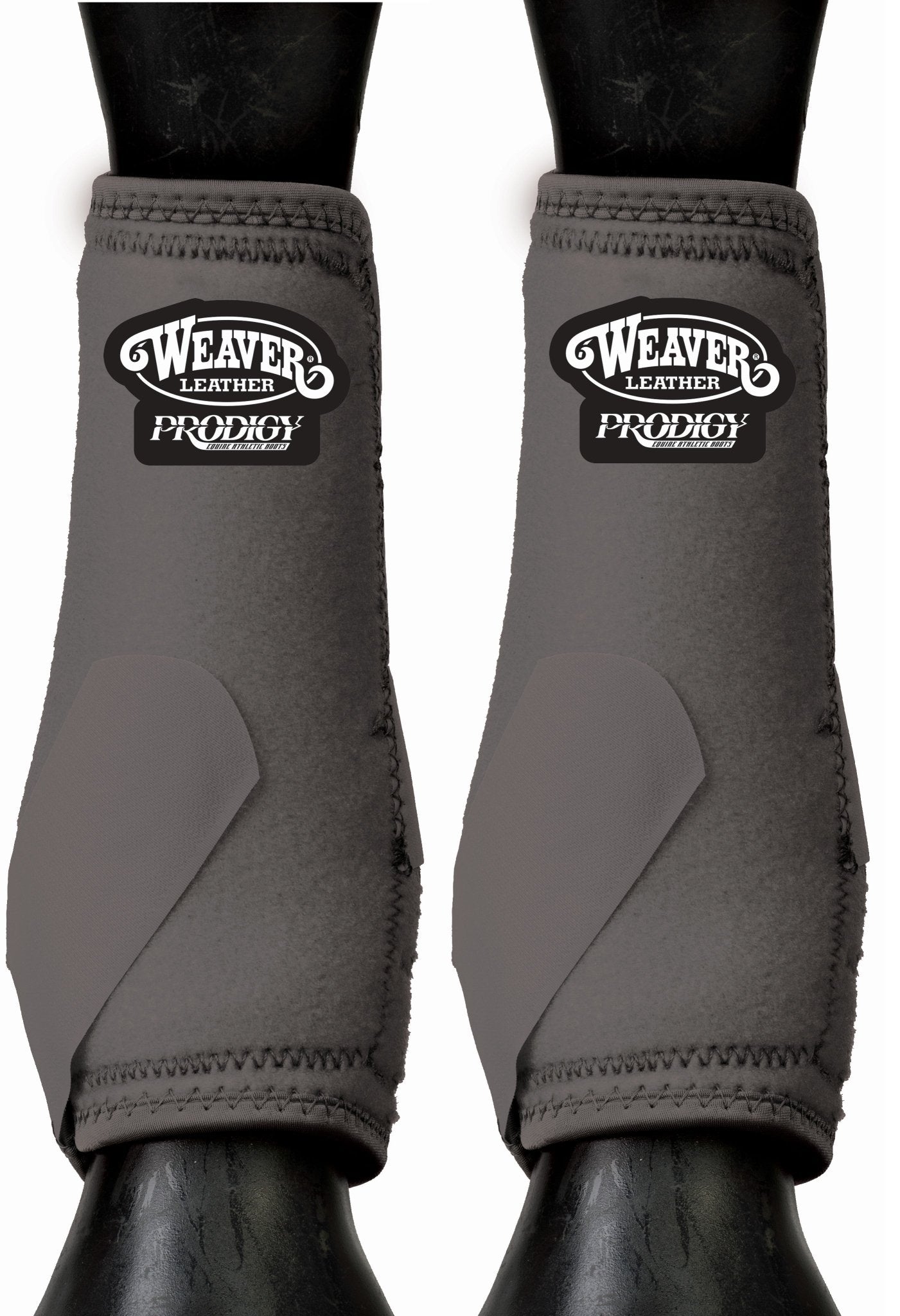 Weaver Leather Horse Equine Original Prodigy Performance Athletic SMB Boots Front 2 Pack - Hooves and Paws