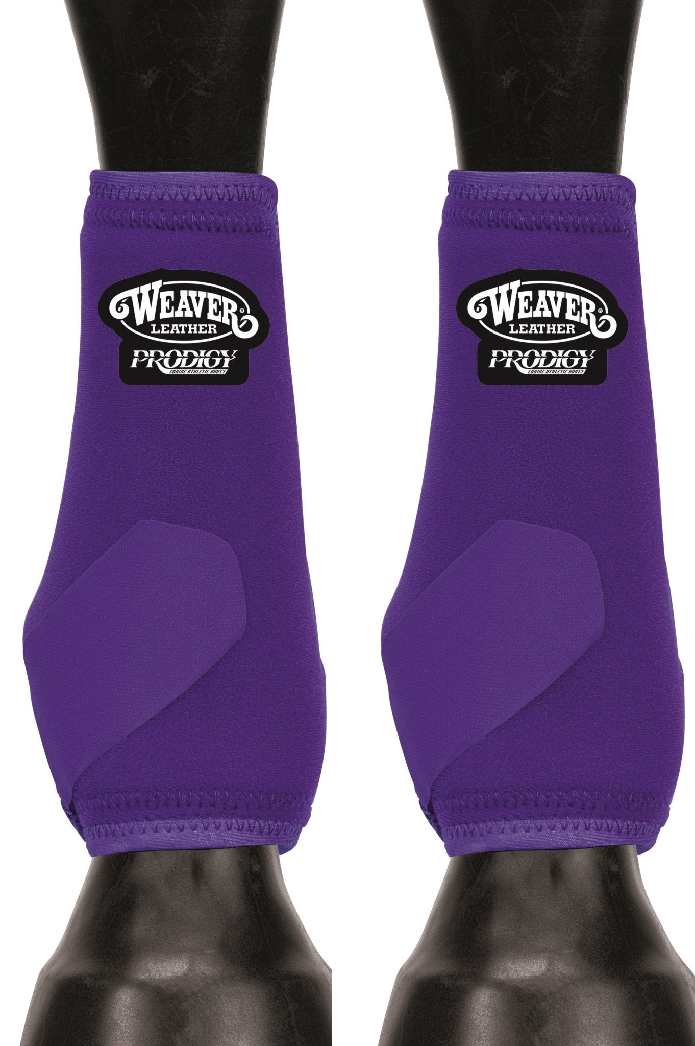 Weaver Leather Horse Equine Original Prodigy Performance Athletic SMB Boots Front 2 Pack - Hooves and Paws