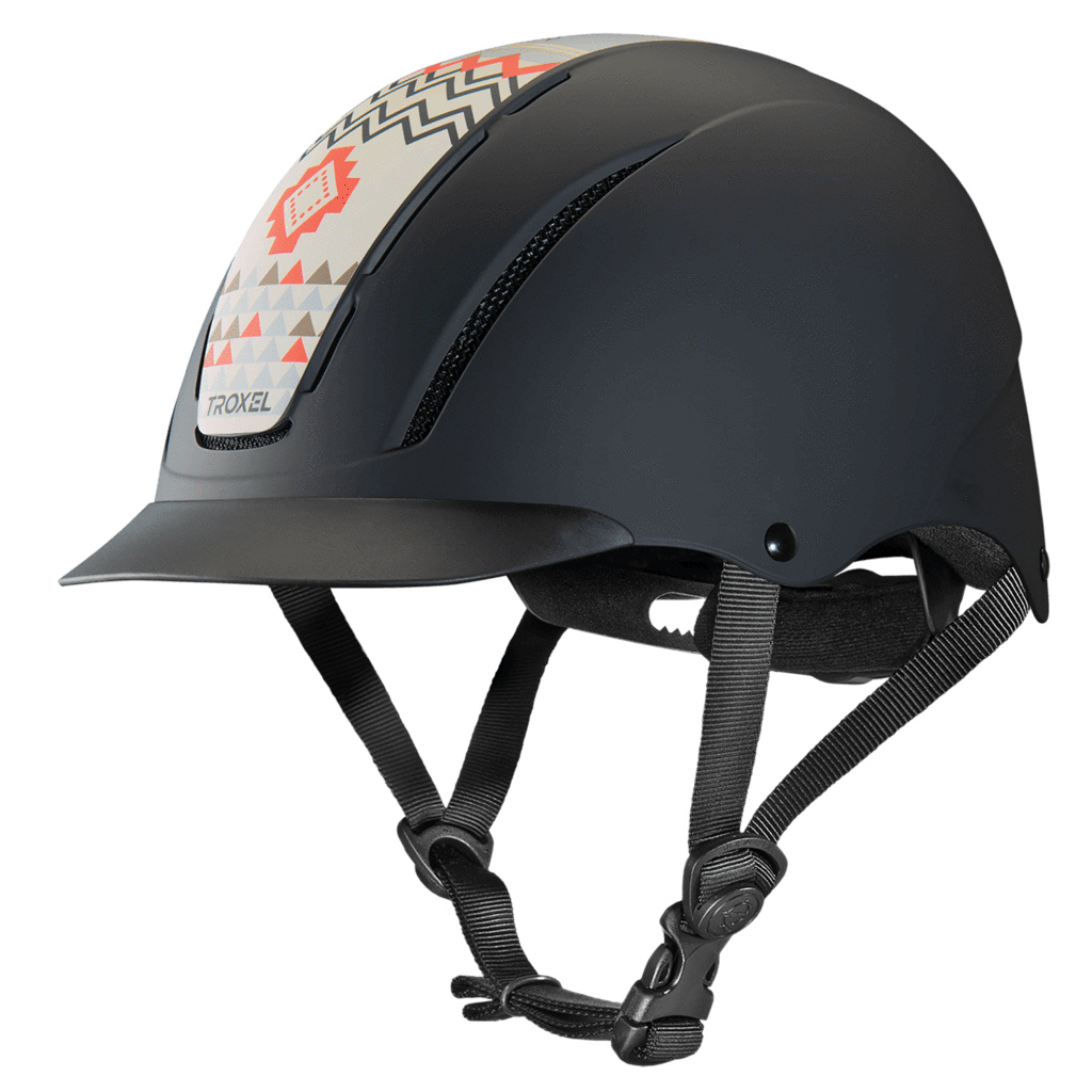 Troxel Low Profile Western Safety Riding Helmet Spirit - Hooves and Paws