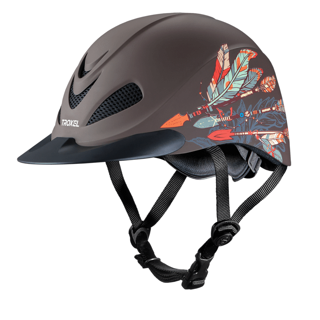 Troxel Low Profile Western Safety Riding Helmet Rebel - Hooves and Paws