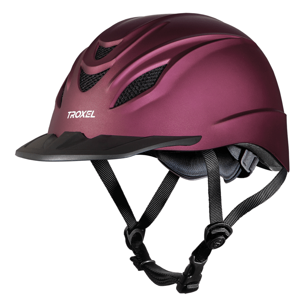 Troxel Low Profile Western Safety Riding Duratec Helmet Intrepid - Hooves and Paws