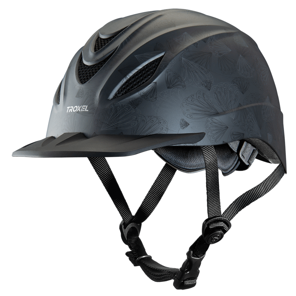 Troxel Low Profile Western Safety Riding Duratec Helmet Intrepid - Hooves and Paws
