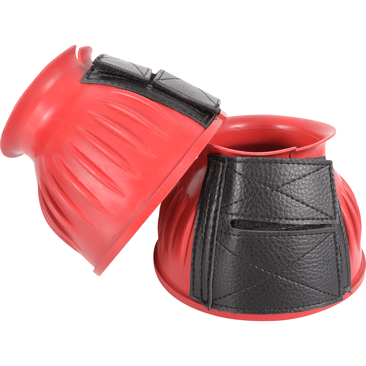 Cashel Heavy Duty Durable Colorful Equine Horse Rubber Bell Boots Black Blue Red or Teal - Hooves and Paws