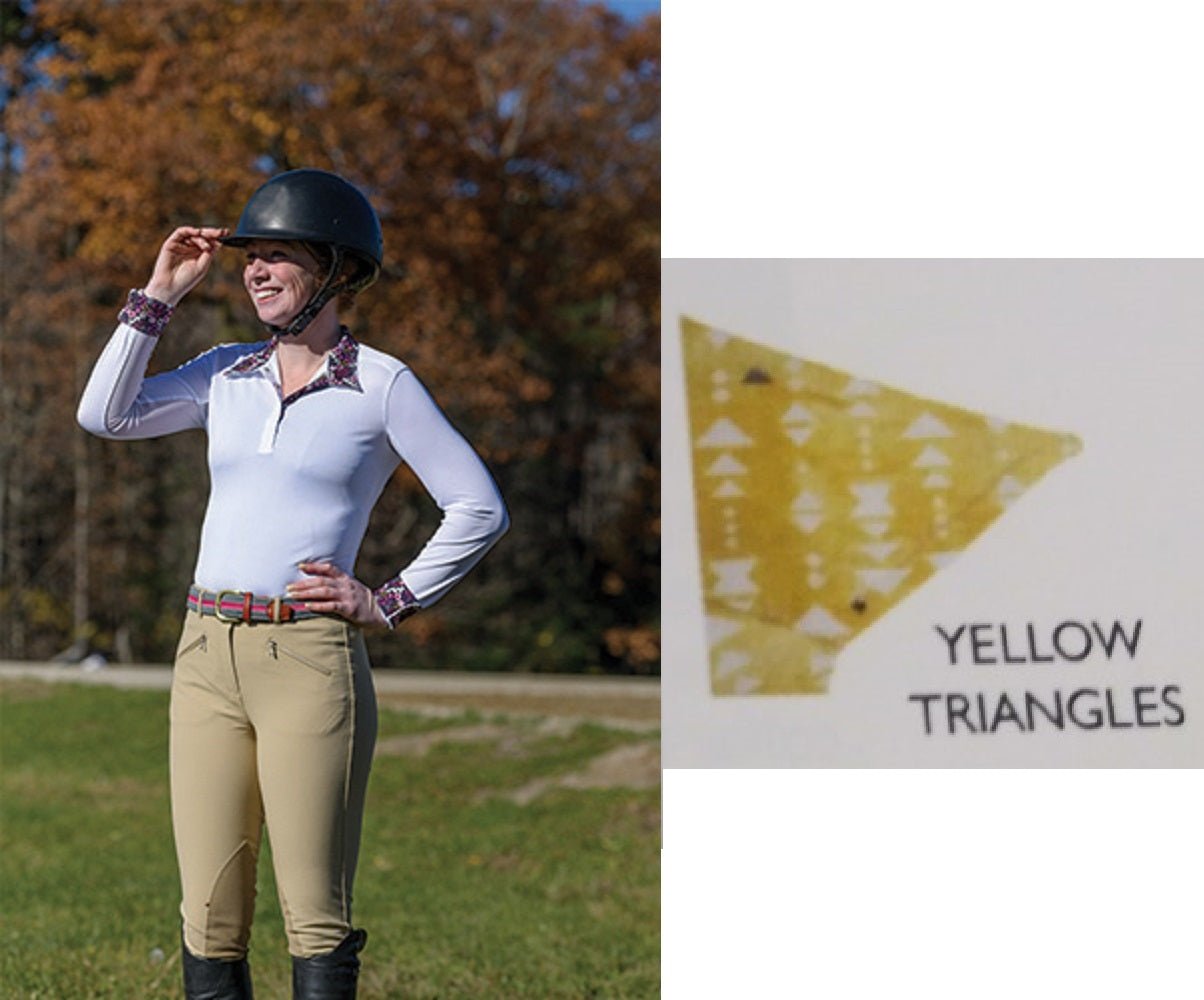 Shires Equestrian Style Show Shirt Long Sleeve Performance Wear Stretch Fabric 87896 - Hooves and Paws