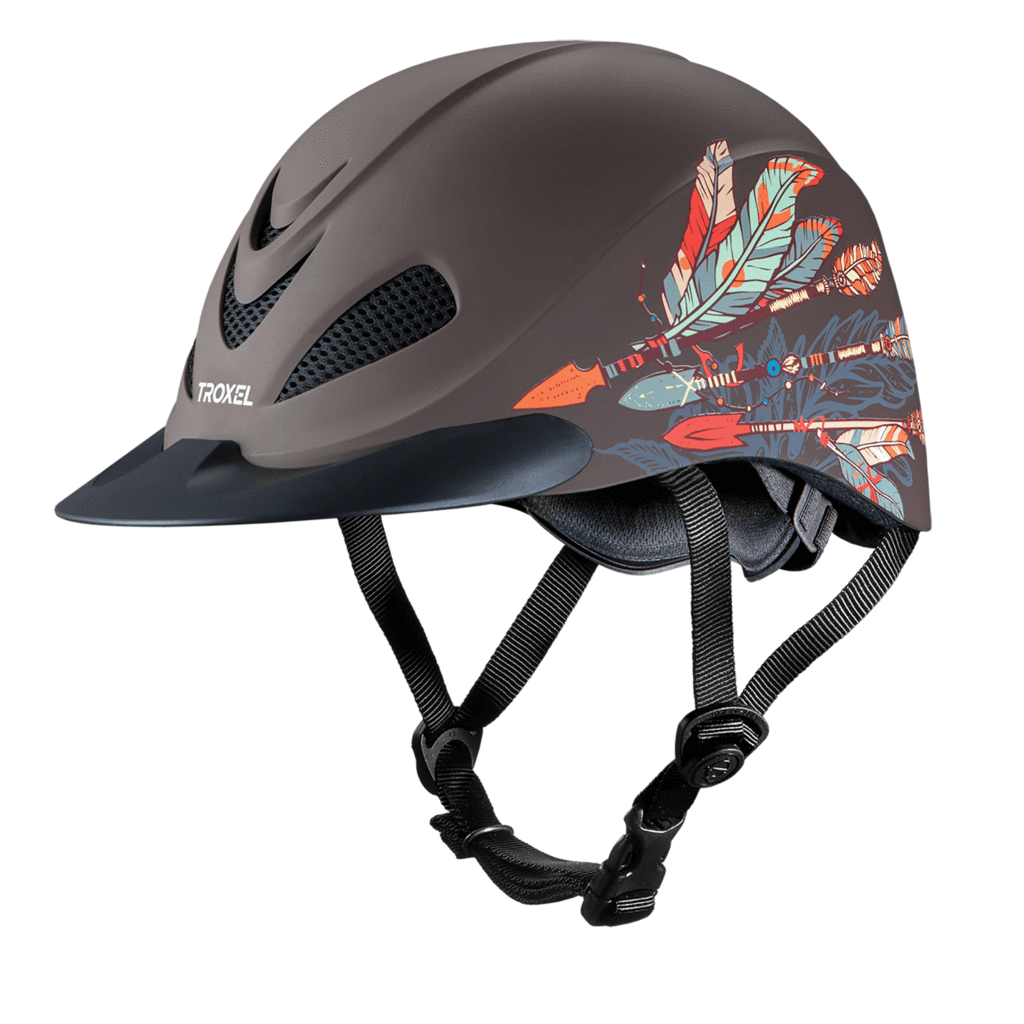 Troxel Low Profile Western Safety Riding Helmet Rebel