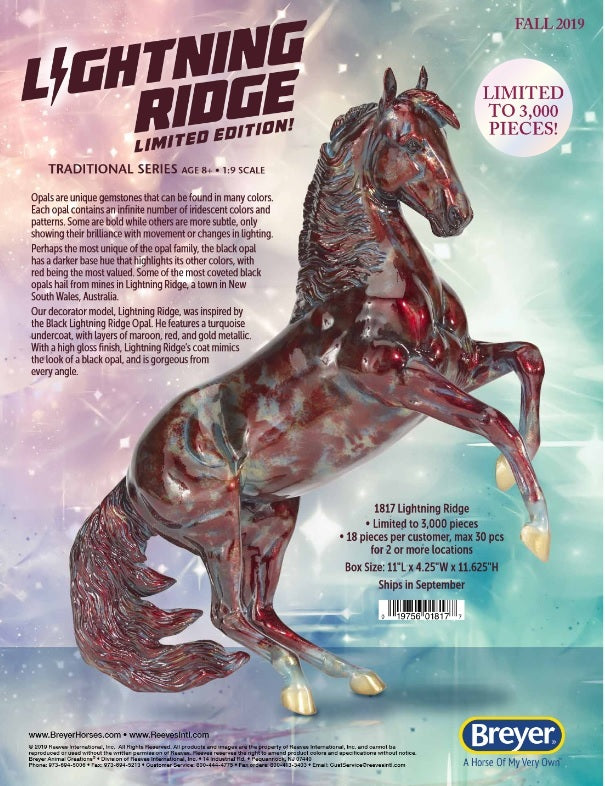 Breyer sold Lightning Ridge Fire Opal