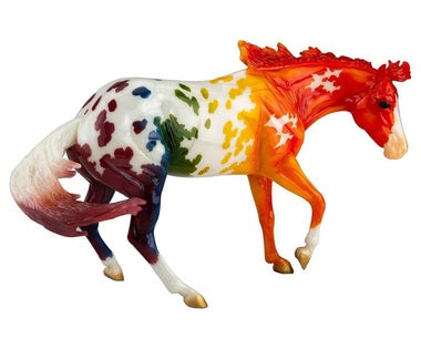 Breyer Spectrum Appaloosa Rainbow Horse Traditional Model #1834