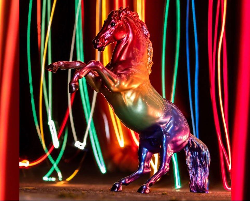 Breyer Horses 2022 Traditional Series Jewels | Fall 2022 Rainbow Decorator 1866 - Hooves and Paws