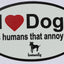 LoveWally Dog Lover Magnet For Your Car Truck Or Fridge - Hooves and Paws