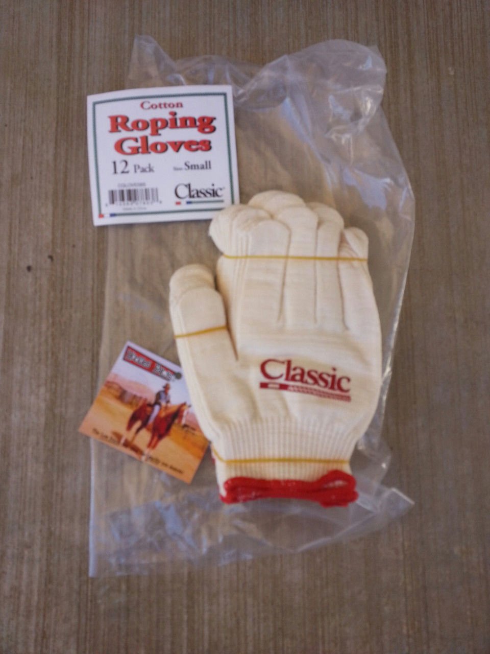 Classic Equine Classic Roping Glove 08 12 Pack - Hooves and Paws