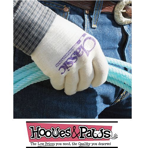 Classic Equine Classic Roping Glove 08 12 Pack - Hooves and Paws