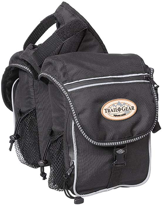 Weaver Leather Trail Gear Horse Equine Pommel Horn Bag - Hooves and Paws