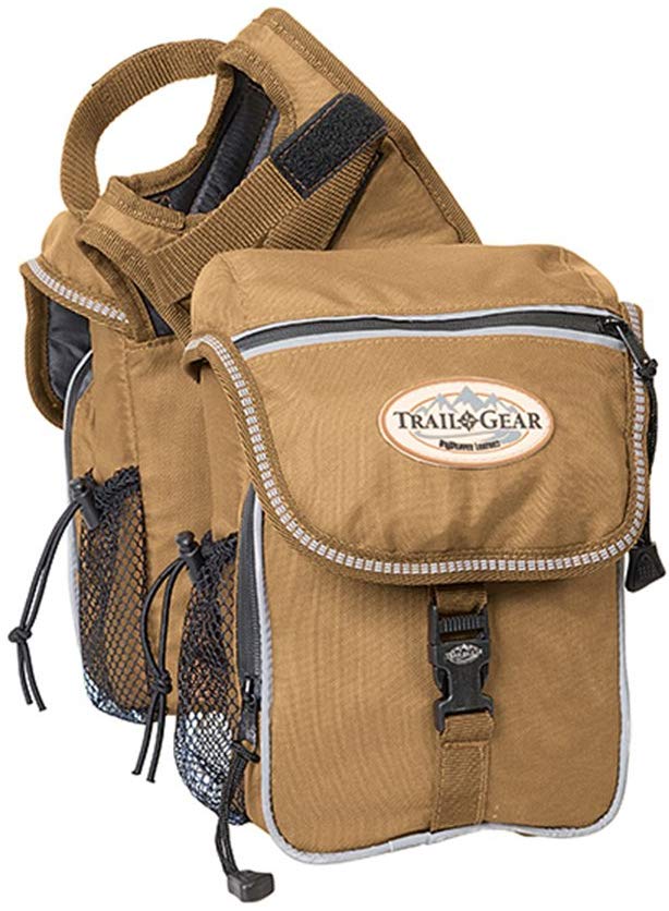 Weaver Leather Trail Gear Horse Equine Pommel Horn Bag - Hooves and Paws
