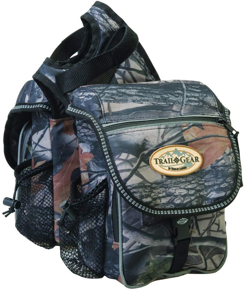 Weaver Leather Trail Gear Horse Equine Pommel Horn Bag - Hooves and Paws