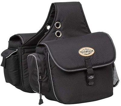 Weaver Leather Trail Gear Horse Equine Saddle Bag - Hooves and Paws