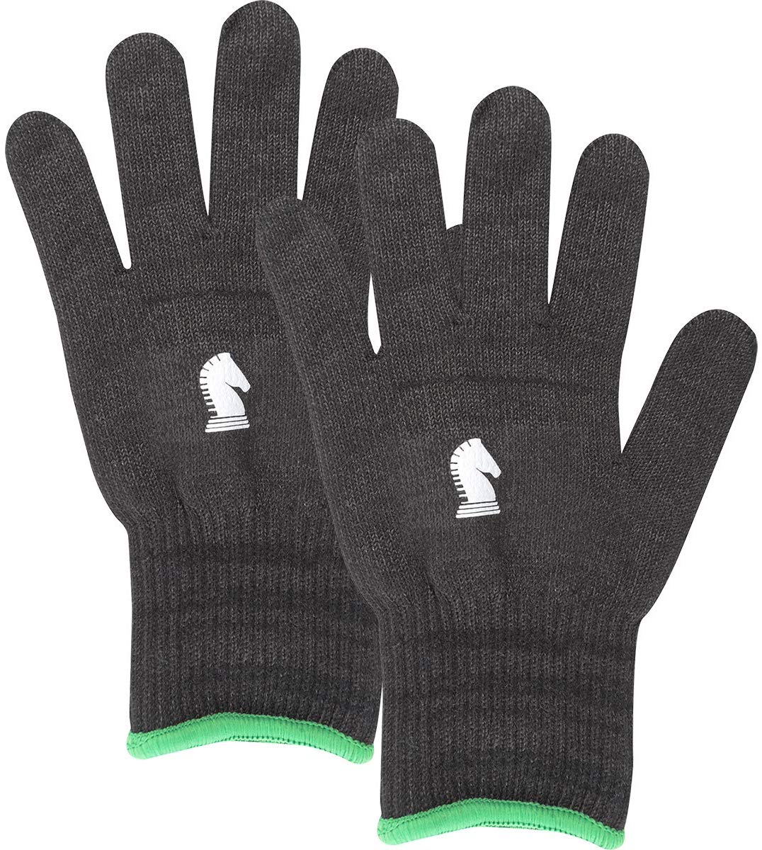 Classic Equine Barn Pair of Insulated Gloves Horse Black Glove - Hooves and Paws