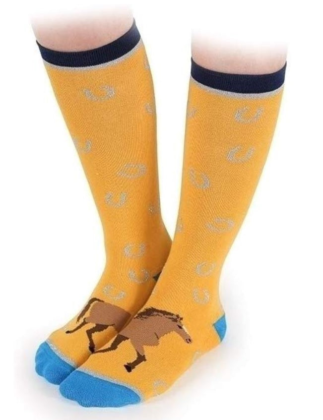Shires Equestrian Child or Adult Sock Over the Calf Everyday Pattern Socks #85644