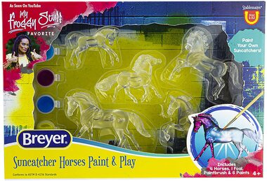 Breyer Horses Stablemates Series Suncatcher Paint & Play Set Horse #4237