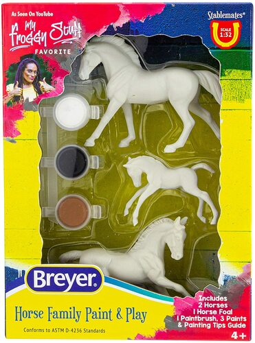 Breyer Horses Stablemates Series Family Paint & Play Set Horse #4239