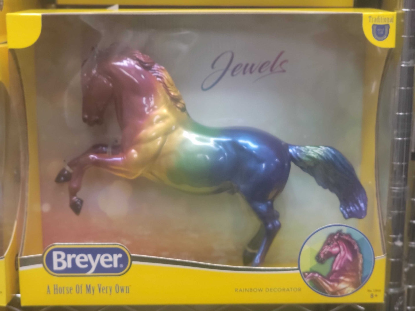 Breyer Horses 2022 Traditional Series Jewels | Fall 2022 Rainbow Decorator 1866 - Hooves and Paws