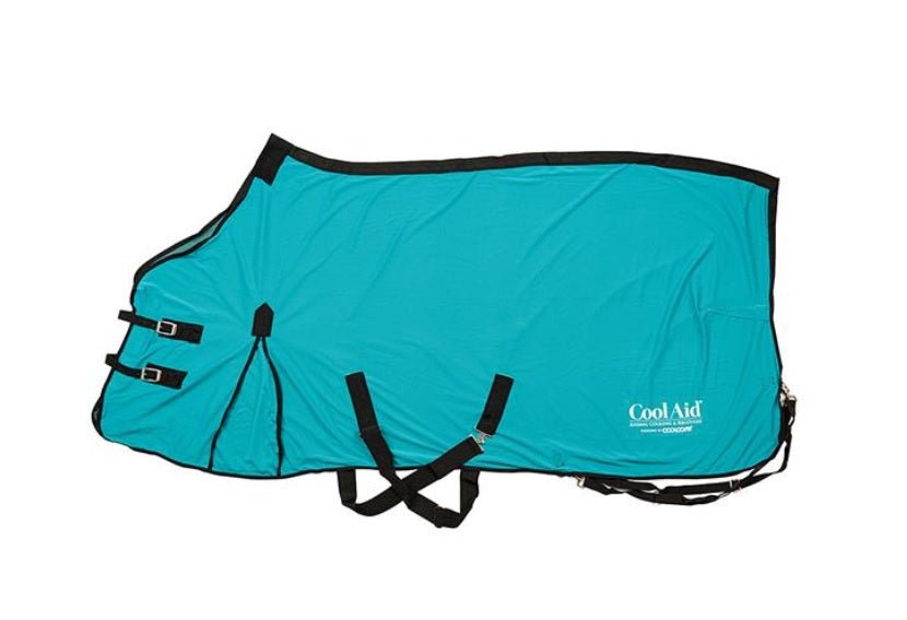 Weaver Leather CoolAidÂ® Horse Equine Cooling Coolcore Blanket - Hooves and Paws