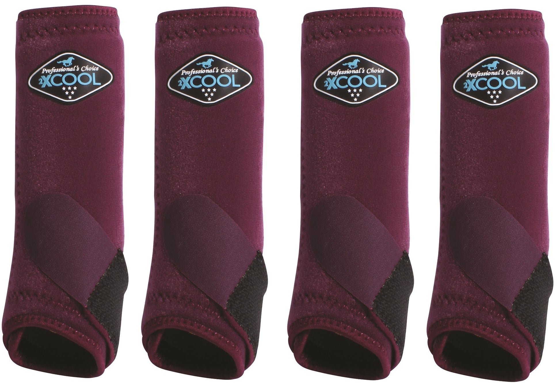Professional's Choice Sports Medicine 2XCOOL Pattern Horse Equine Boots 4 - Pack - Hooves and Paws