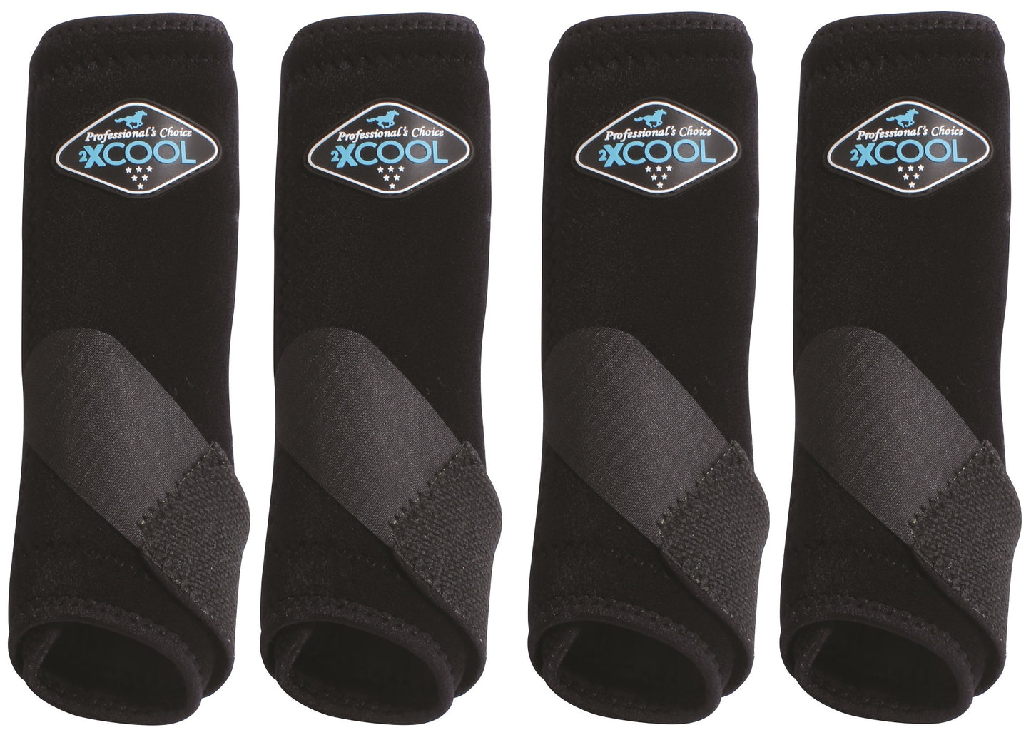 Professional's Choice Sports Medicine 2XCOOL Pattern Horse Equine Boots 4 - Pack - Hooves and Paws