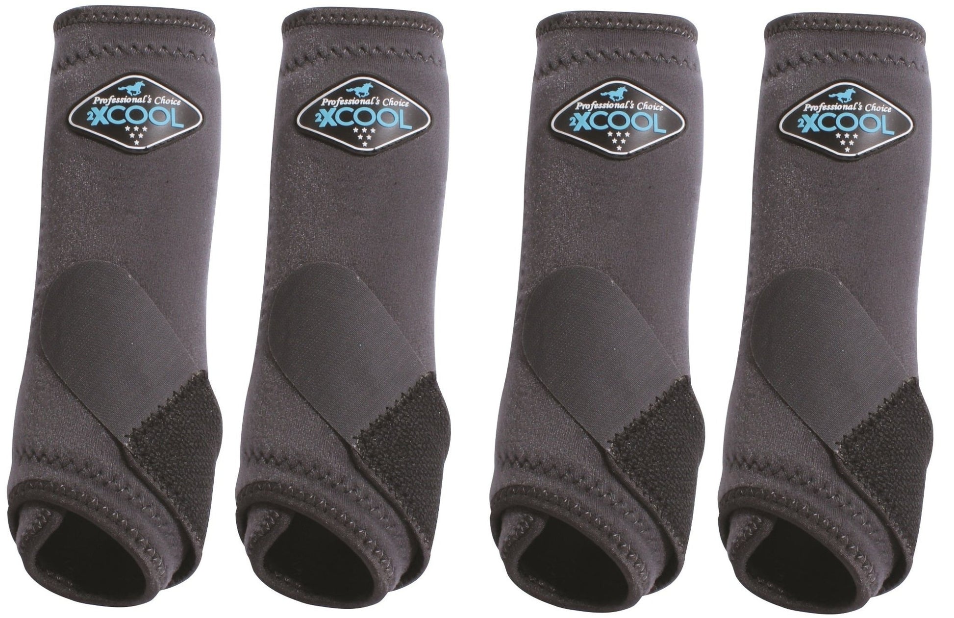 Professional's Choice Sports Medicine 2XCOOL Pattern Horse Equine Boots 4 - Pack - Hooves and Paws