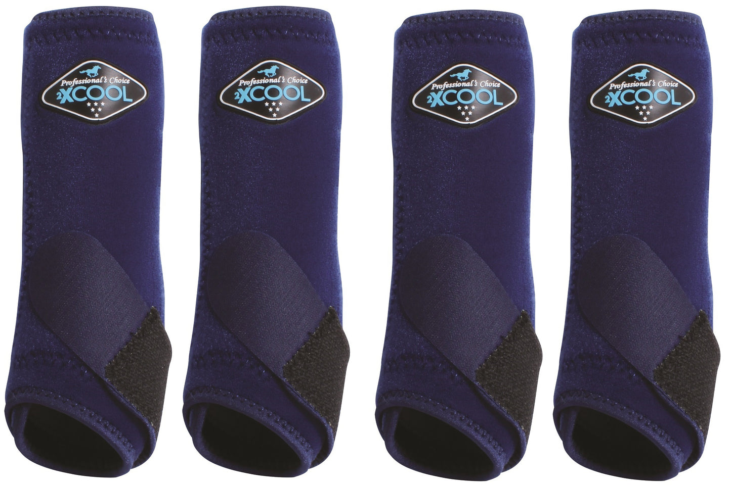 Professional's Choice Sports Medicine 2XCOOL Pattern Horse Equine Boots 4 - Pack - Hooves and Paws