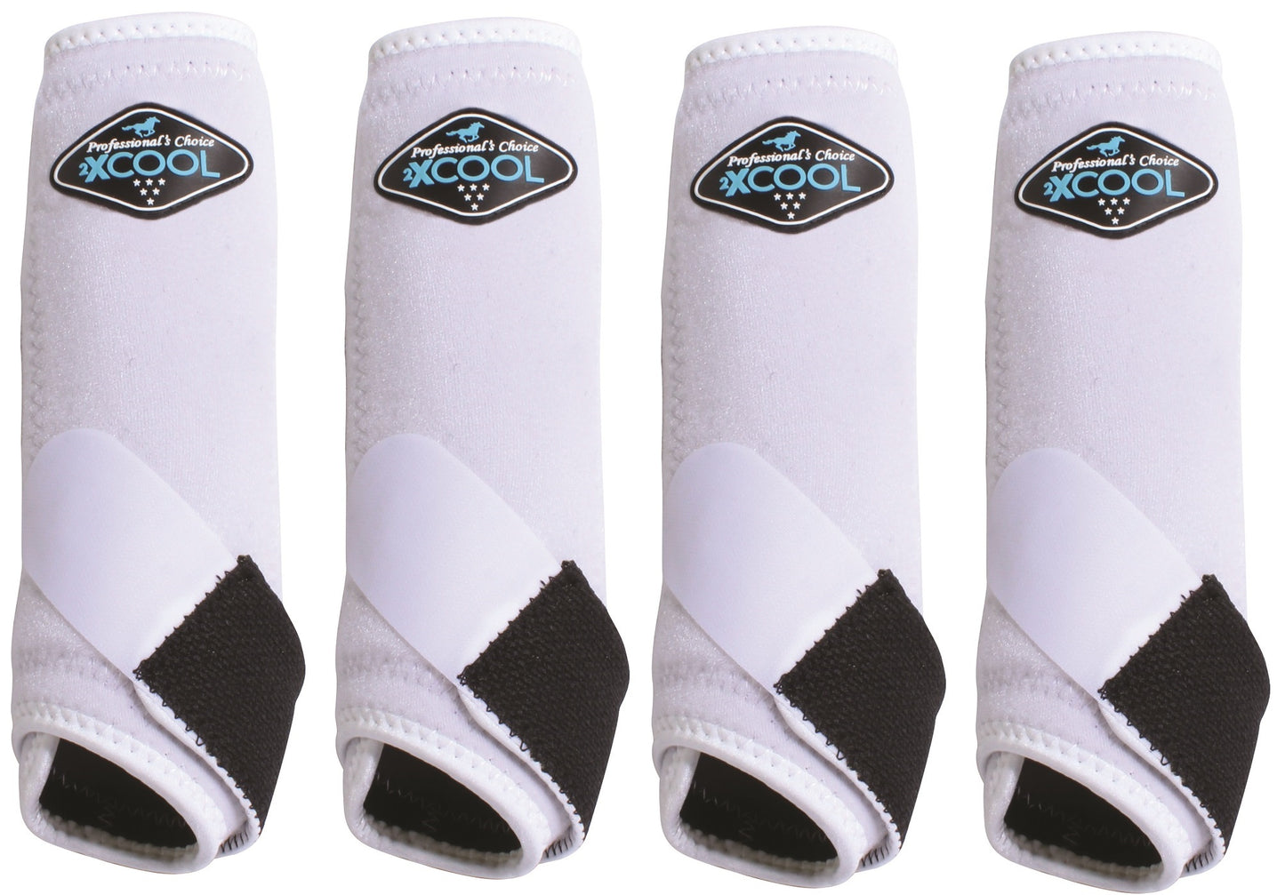 Professional's Choice Sports Medicine 2XCOOL Pattern Horse Equine Boots 4 - Pack - Hooves and Paws