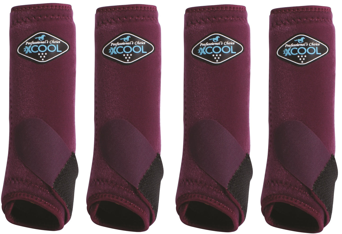 Professional's Choice Sports Medicine 2XCOOL Pattern Horse Equine Boots 4 - Pack - Hooves and Paws