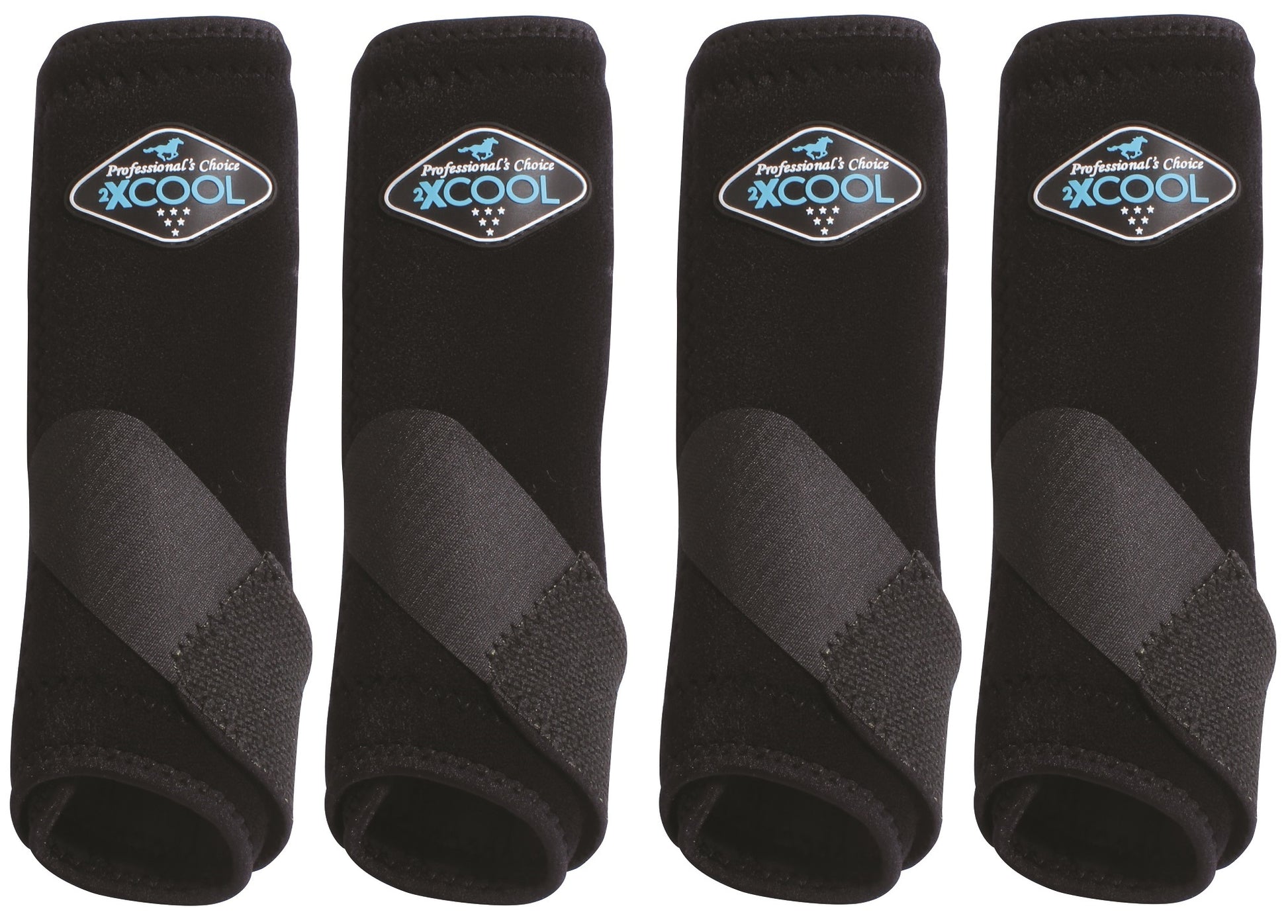 Professional's Choice Sports Medicine 2XCOOL Pattern Horse Equine Boots 4 - Pack - Hooves and Paws