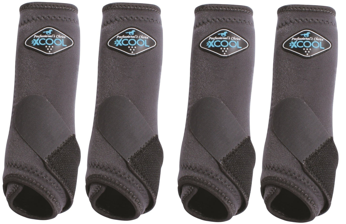 Professional's Choice Sports Medicine 2XCOOL Pattern Horse Equine Boots 4 - Pack - Hooves and Paws