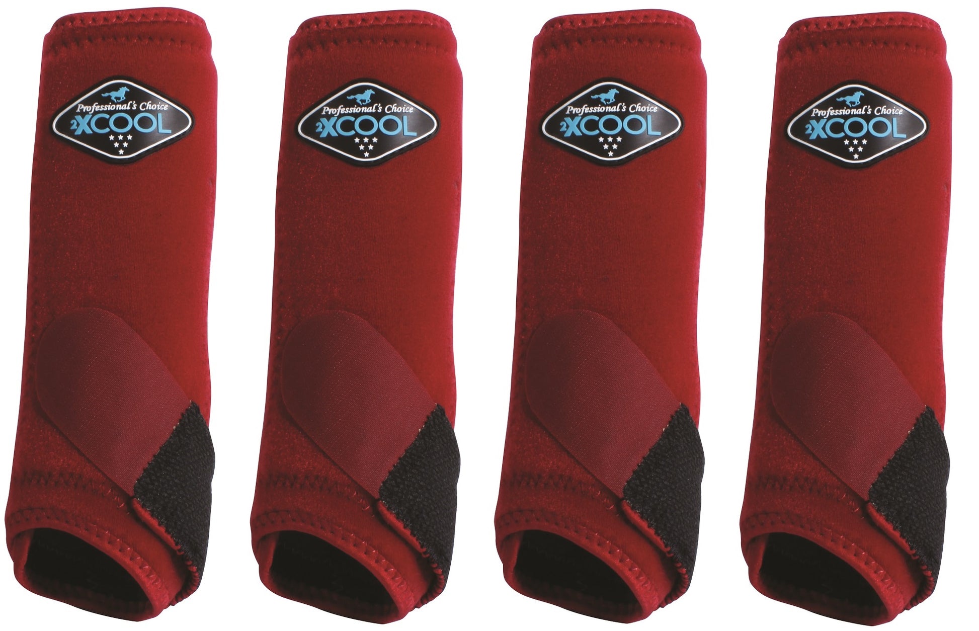 Professional's Choice Sports Medicine 2XCOOL Pattern Horse Equine Boots 4 - Pack - Hooves and Paws