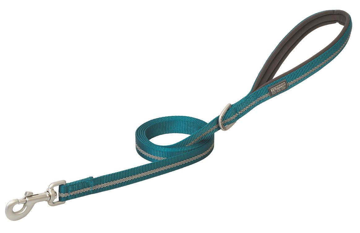 Weaver Terrain D.O.G. Durable Pet Outdoor Gear Reflective Neoprene Lined Leash - Hooves and Paws