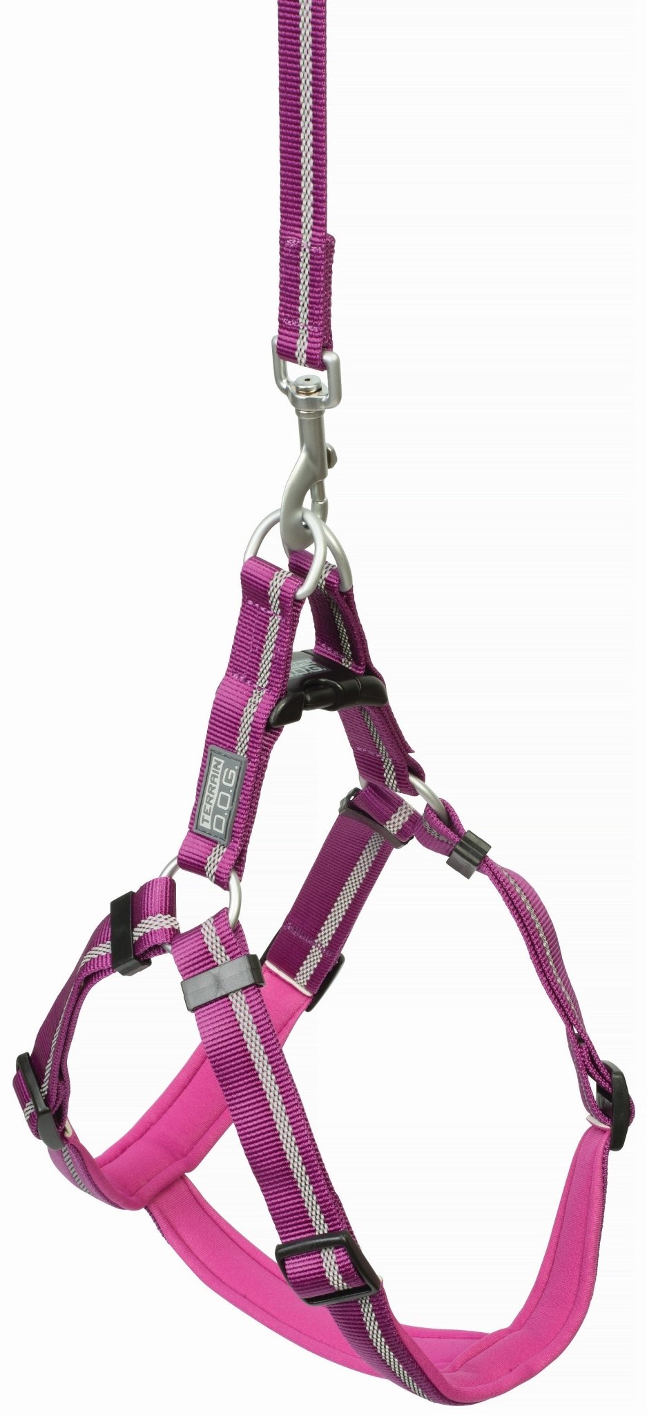 Weaver Terrain D.O.G. Durable Pet Outdoor Gear Reflective Neoprene Lined Harness - Hooves and Paws