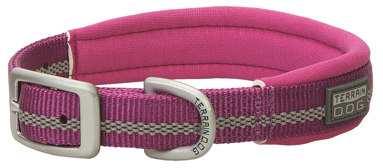 Weaver Terrain D.O.G. Durable Pet Outdoor Gear Reflective Neoprene Lined Collars - Hooves and Paws