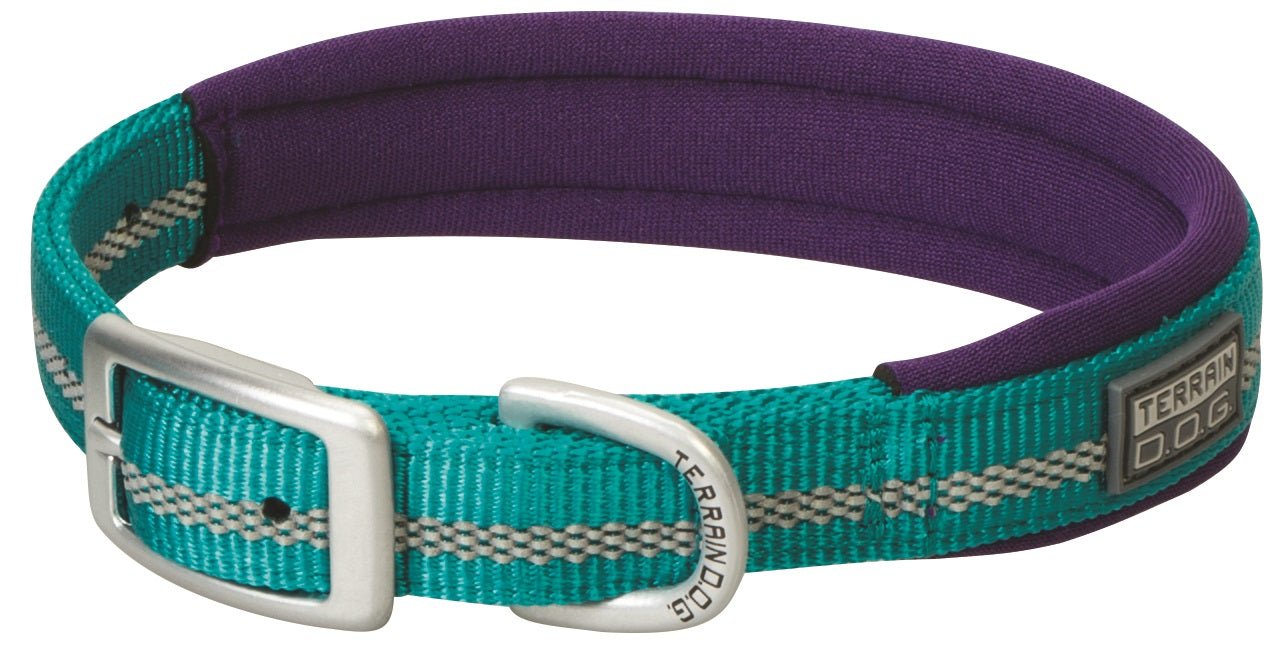 Weaver Terrain D.O.G. Durable Pet Outdoor Gear Reflective Neoprene Lined Collars - Hooves and Paws