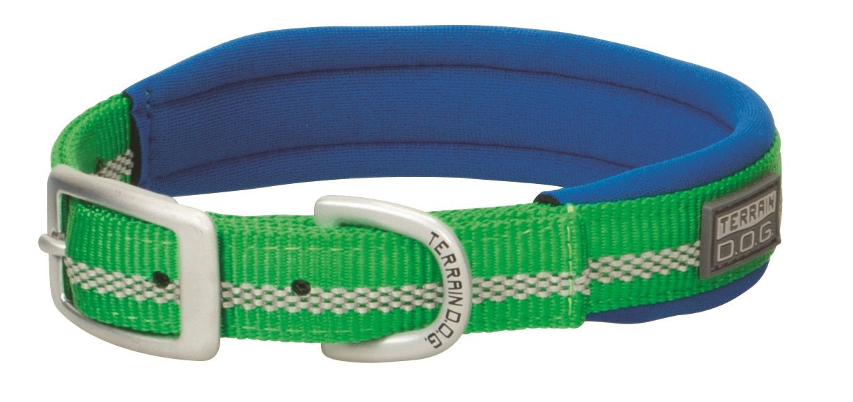 Weaver Terrain D.O.G. Durable Pet Outdoor Gear Reflective Neoprene Lined Collars - Hooves and Paws