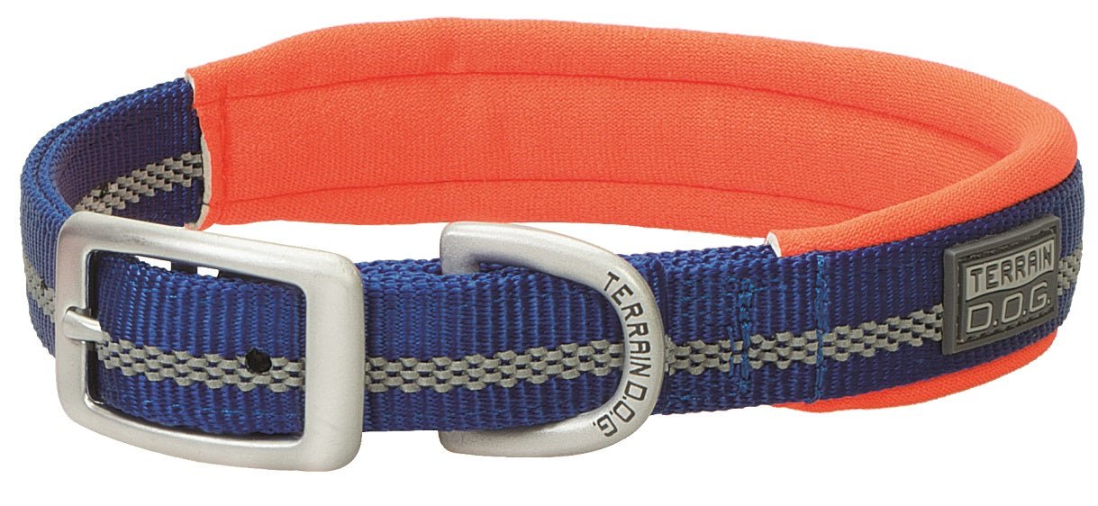 Weaver Terrain D.O.G. Durable Pet Outdoor Gear Reflective Neoprene Lined Collars - Hooves and Paws