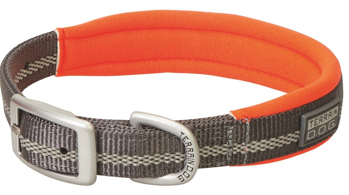 Weaver Terrain D.O.G. Durable Pet Outdoor Gear Reflective Neoprene Lined Collars - Hooves and Paws
