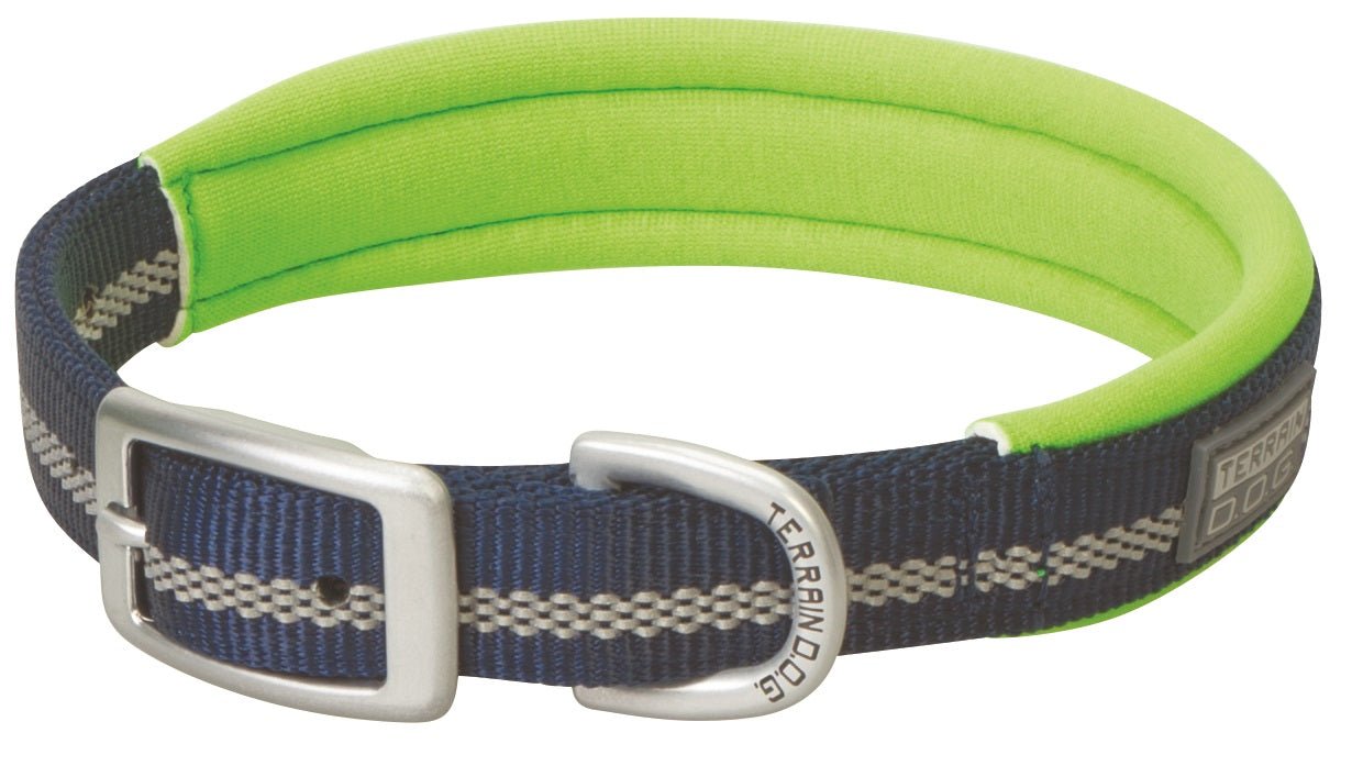 Weaver Terrain D.O.G. Durable Pet Outdoor Gear Reflective Neoprene Lined Collars - Hooves and Paws
