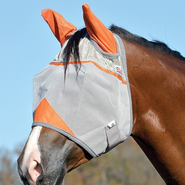 Cool Cashel Crusader Sun Fly Mask - Hooves and Paws